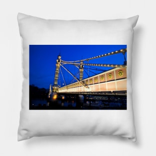 Albert Bridge River Thames London Pillow