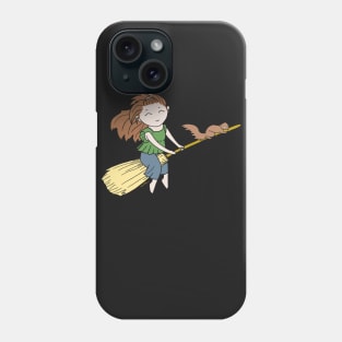 Broom Witch - by Jenn Atkins Phone Case