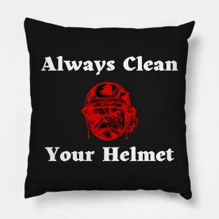 Always Clean Your Helmet Pillow