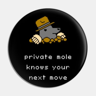 Unlikely Monsters - Private Mole Pin