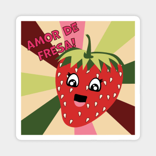 Strawberry Love Magnet