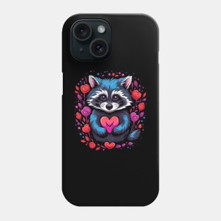 Raccoon Valentine Day Phone Case