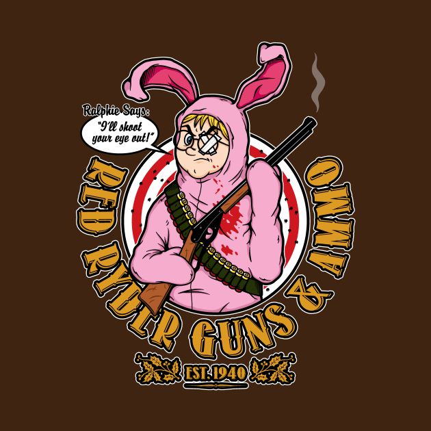 Red Ryder Guns & Ammo by mikehandyart