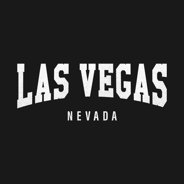 Las Vegas, Nevada - NV Football Typography by thepatriotshop