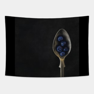 Spoon of blueberries Tapestry