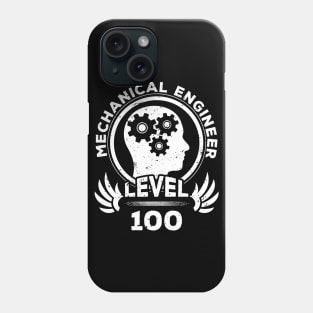 Level 100 Mechanical Engineer Gift For Mechanical Engineer Phone Case