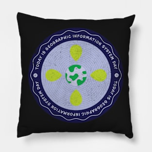 Today is GIS Day Badge Pillow