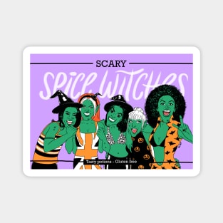 Scary Spice witch Magnet
