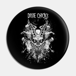 Dragon Skull Play Chicks Pin