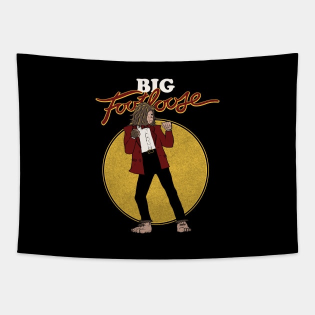 Big FootLoose Tapestry by zawitees