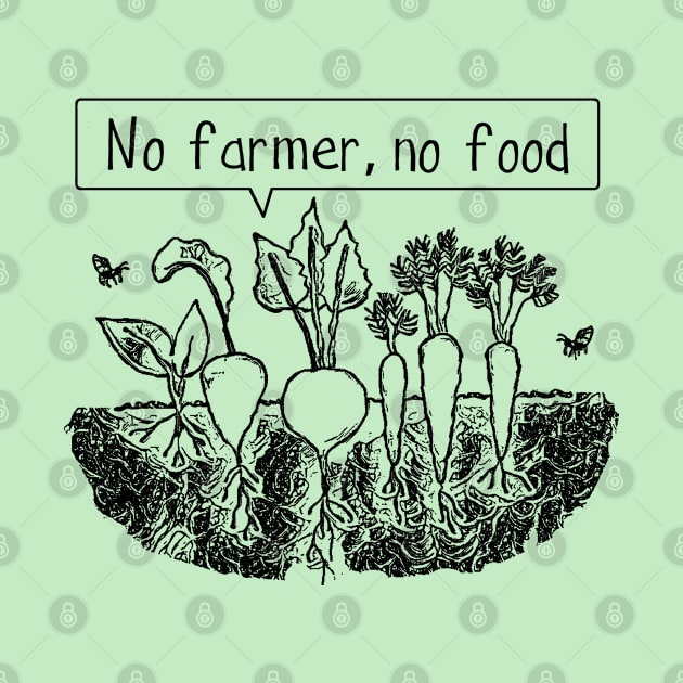 No farmer no food by Byrnsey