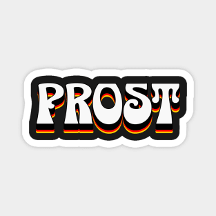 Vintage Prost, German Flag Colors Magnet