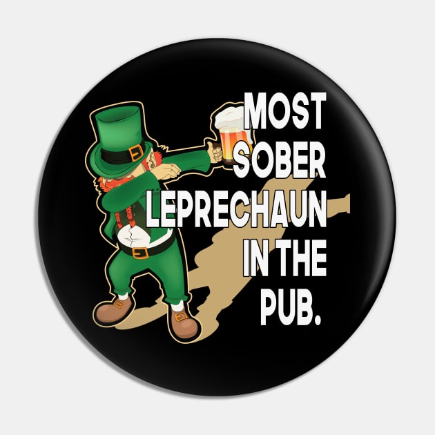 Funny St. Patrick's Bartender  Apparel Pin by TonTomDesignz