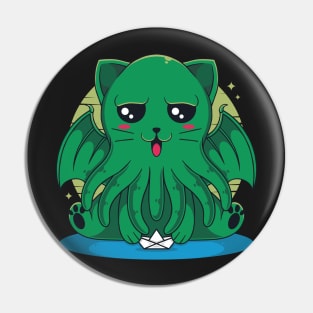 Cthulhu cat Pin