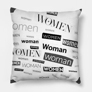 Lesbian Thought-Bubble Collage Pillow