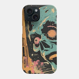 Retro Space Horror Phone Case