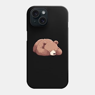 Sleepy Grizzly Bear - Grizzly Bear Phone Case