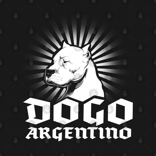 Dogo Argentino by Black Tee Inc