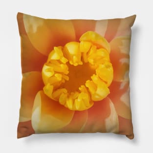 lotus closeup Pillow