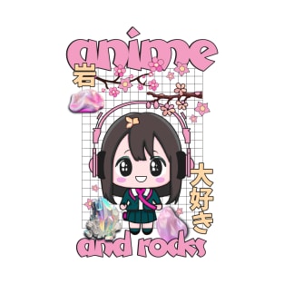 Collect Rocks Day Anime And Rocks Anime Lover T-Shirt