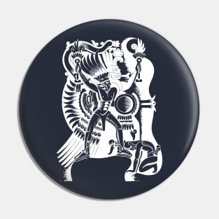 Mayan Warrior Pin