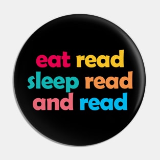 Book Aesthetic - eat read sleep read and read Pin