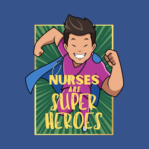 Nurses are superheroes by Clutterbooke