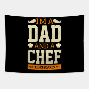 I'm A Dad And A Chef bread cake sarcasm healthy diet father's day Tapestry