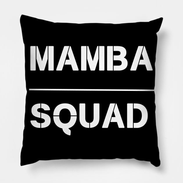 Mamba Squad Pillow by Najem01