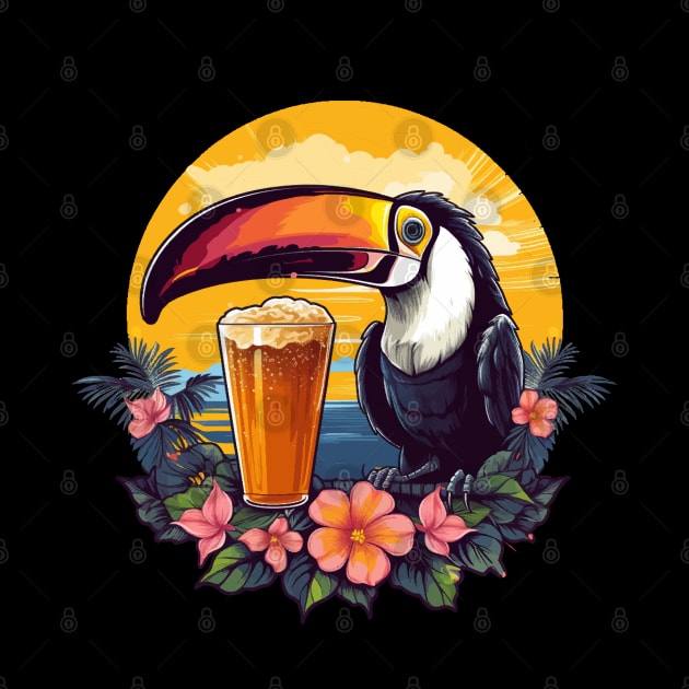 Toucan with Beer by VelvetRoom