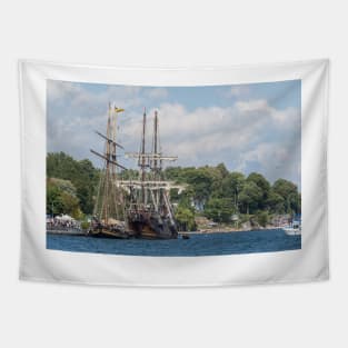 Tall Ships on the St. Lawrence River Tapestry