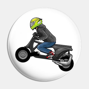 VESPA RACING Pin