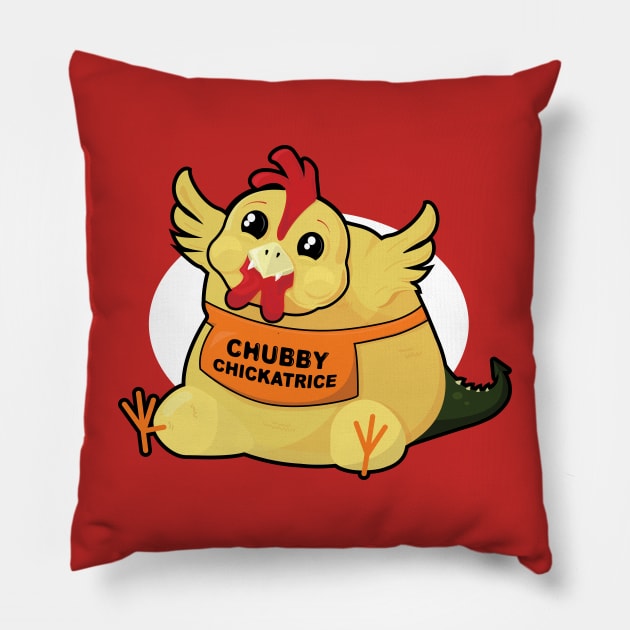 Chubby Chickatrice Pillow by Sending Spell