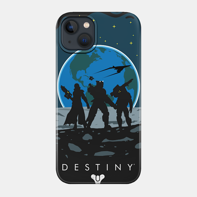 Guardians on the Moon - Destiny - Phone Case