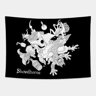 SHOVELBORNE - BLOOD EDITION MONO PRINT Tapestry