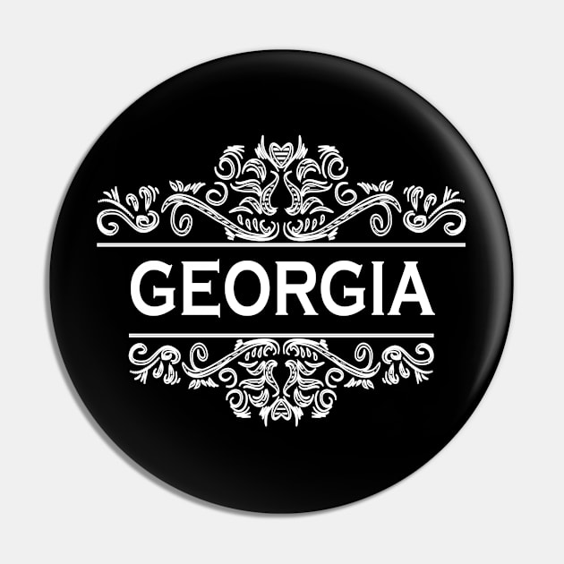 Georgia State Pin by Hastag Pos