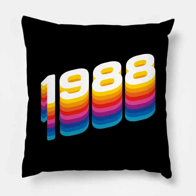 1988 Pillow by Jennifer