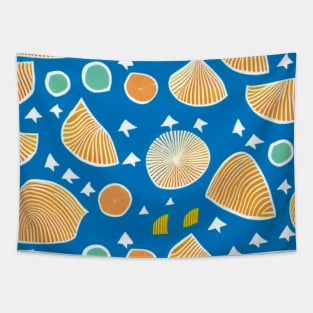 Abstract Tropical Beach Picnic (MD23SMR007) Tapestry