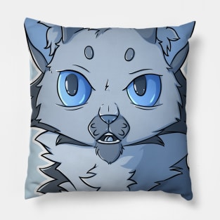 Blue cat Pillow