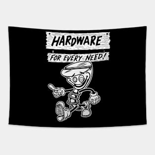 Screw Mascot - Hardware For Every Need Tapestry