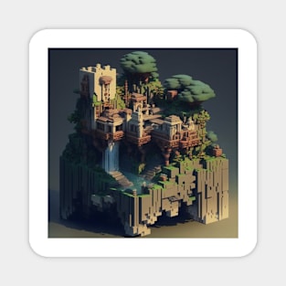 My small worlds : Castle in the forest Magnet