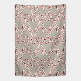 Candycane zigzag pattern Tapestry