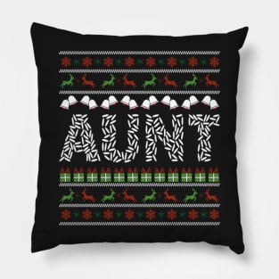 Aunt Ugly Christmas Model Pillow