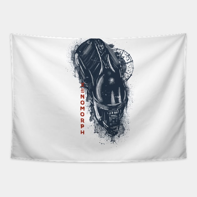 xenomorph Tapestry by Piercek25