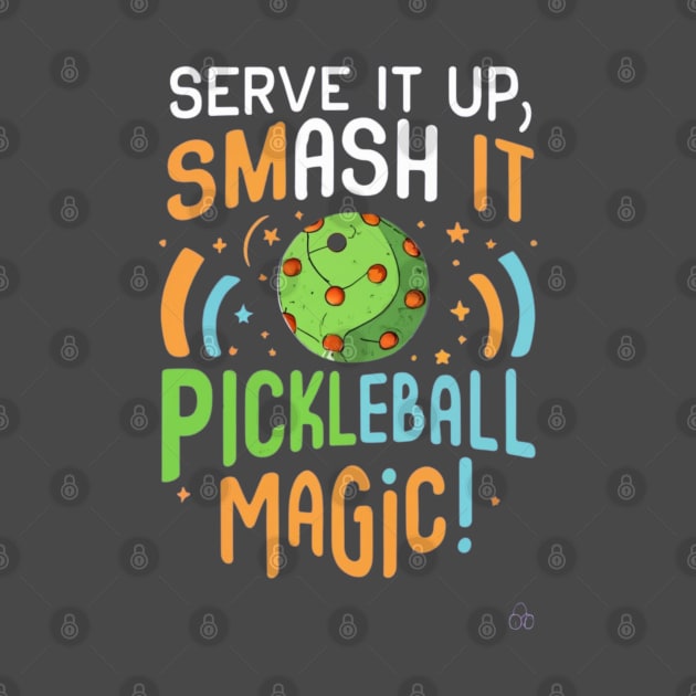 Pickleball Magic by masksutopia