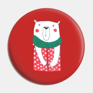 Strawberry Bear Pin