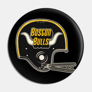 Defunct Boston Bulls Football Team Helmet Pin