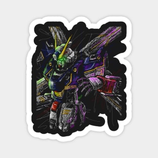 Crossbone gundam x1 version color Magnet