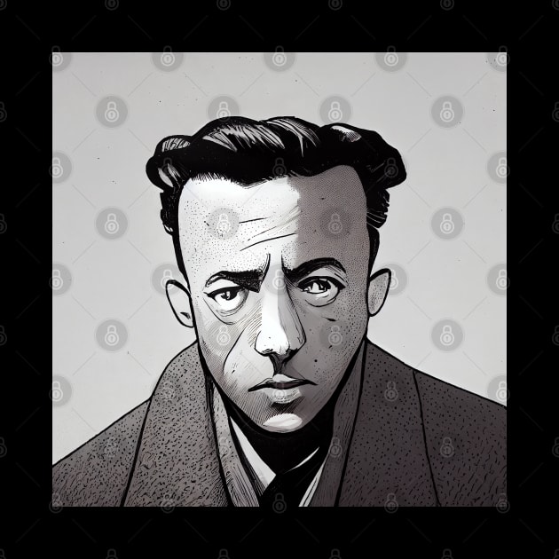 Albert Camus | Manga Style by Classical