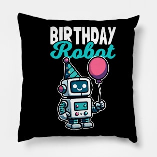 Cute Birthday Robot Pillow